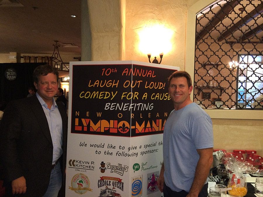 “Comedy for a Cause” at Irish House raises over $3,000 for New Orleans Lympho-Maniacs