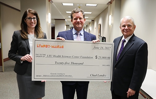 New Orleans Lympho-Maniacs Donate $90,000 to Local Cancer Causes